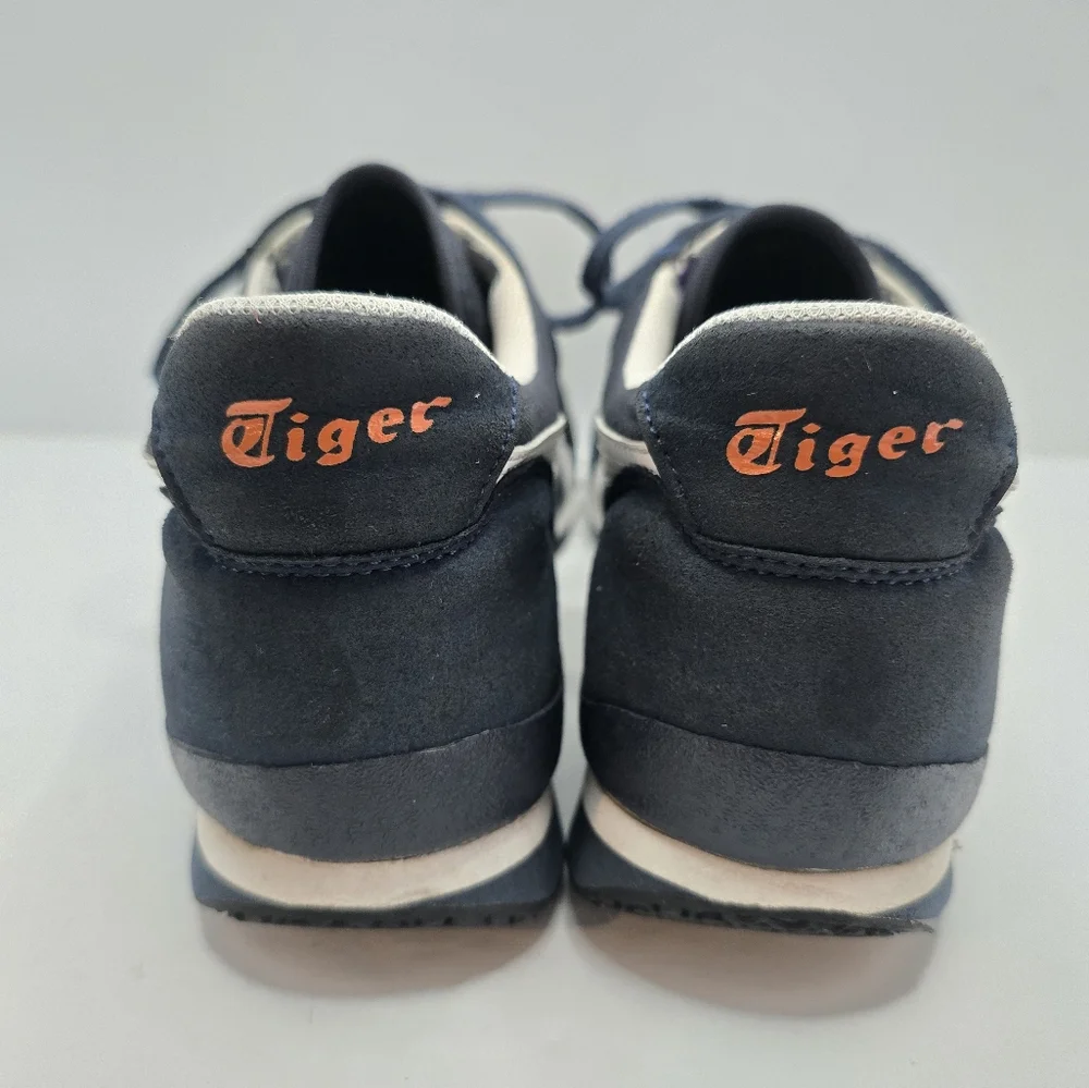 Onitsuka Tiger by Asics Ultimate 81 EX navy sporty Blockcore sneakers MENS 11 - Picture 6 of 9